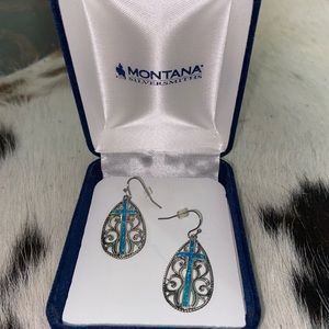 Montana silversmith cross earrings